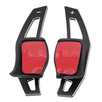 Black Steering Wheel Paddle Extension Set For VW Golf 5 MK5 GTI MK6 R 2.0