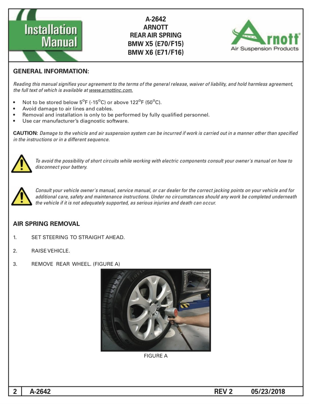 **SPECIAL** ARNOTT Set 2 Pcs Rear Air Suspension Suit BMW X5 E70 / for BMW X6 E71 E72 Air Spring Bag 37126790081, 37126790078 Arnott A-2642 F15 F85 F16 F86