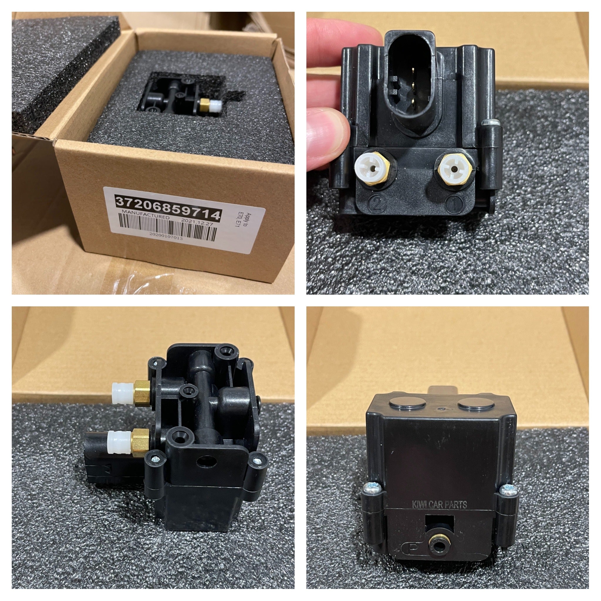 Air Suspension Compressor Valve Block suitable for BMW X5 E70 X6 E71 5 Series E61 37206859714 37206859714 37206789938 37206789937