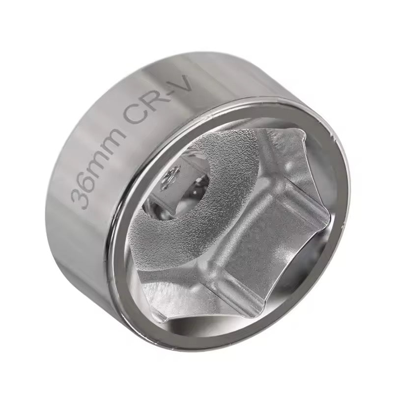 36 mm Heavy Duty Low Profile Euro Oil Filter Wrench 36mm 3/8" Cartridge Style Filter Socket For Audi A3 S3 VW Golf 5 MK5 GTI Golf 6 R 2.0 EA113