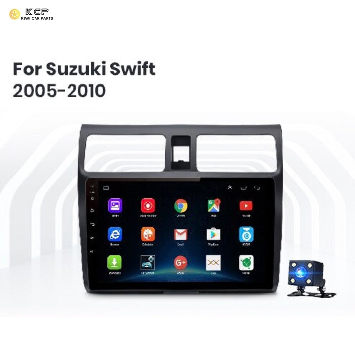 Autoradio Android 10" Pour Suzuki Swift 2004-2010 - 8 Cœurs, 4+64Go, CarPlay/Android Auto, GPS, WiFi 5G - Avec Ventilateur