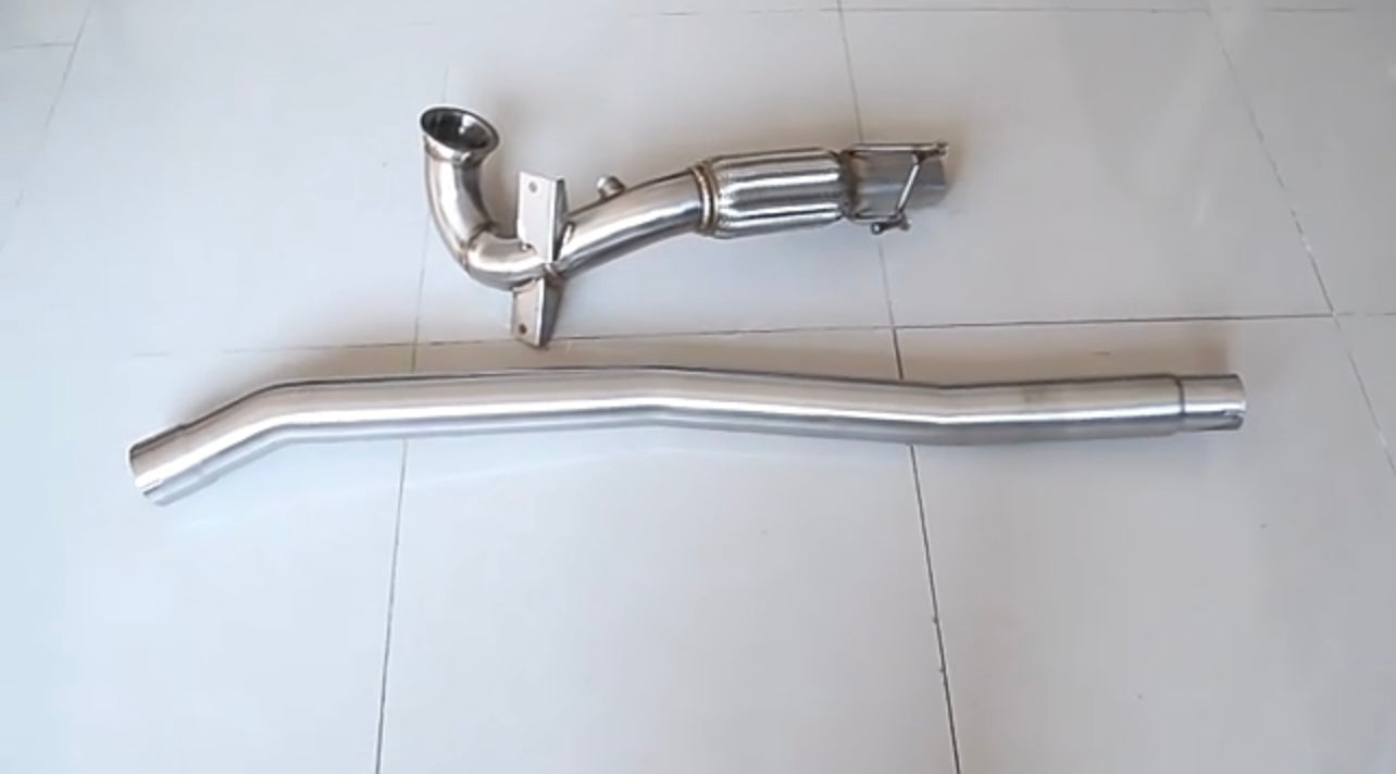Audi S3 8V VW Golf 7R 3” Exhaust Downpipe Catless 2.0 AE888