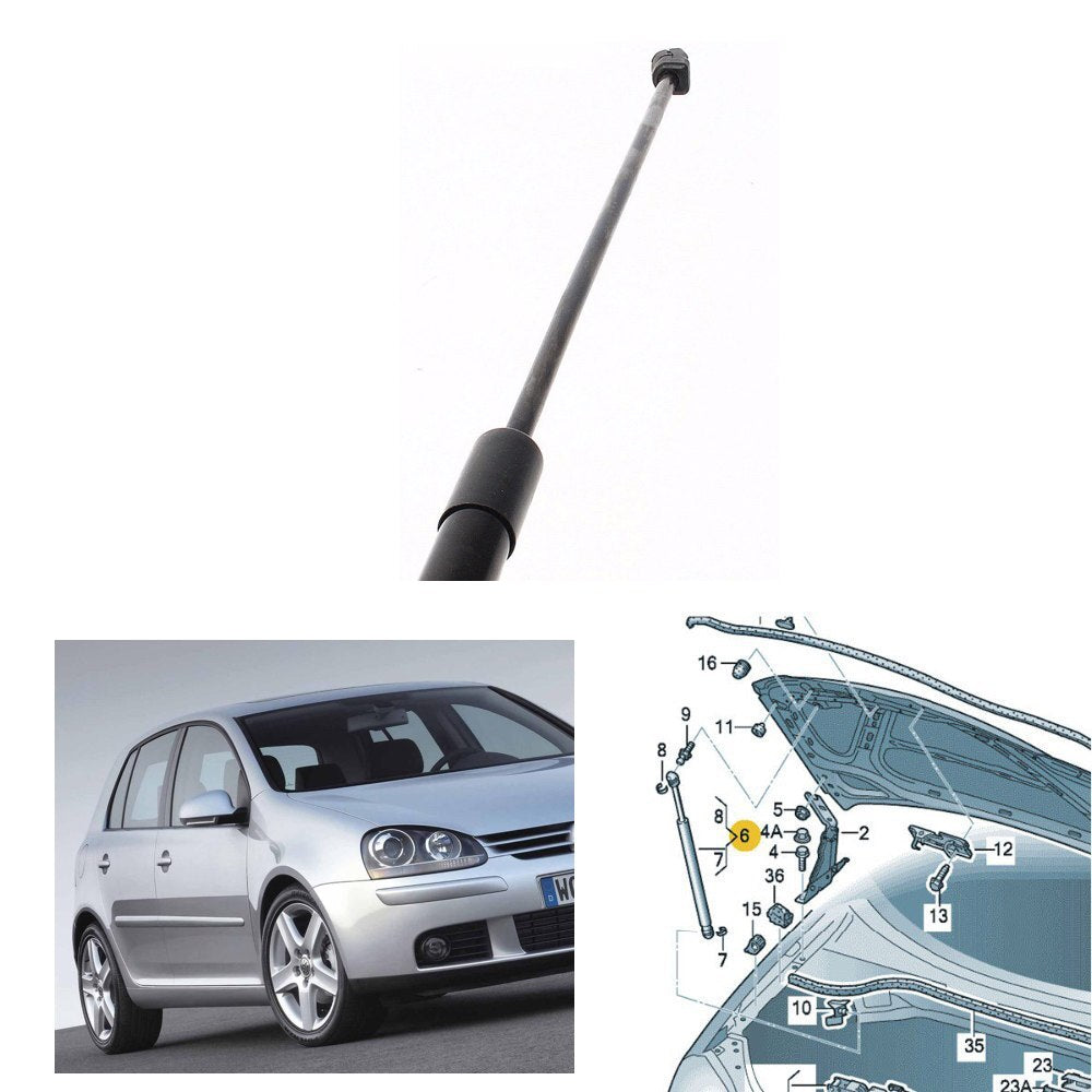 101-00-182
MONROE MAX-LIFT  ML5735 
GS0801 430719080100
For VW Golf 5 V MK5 2004 - 2009 Golf R32 GTI 2006 - 2009 Bonnet Strut Gas Spring Hood Shock 1K0823359A 1K0823359 A 1K0 823 359 A 5K0 823 359 D 5K0823359 D 5K0823359D