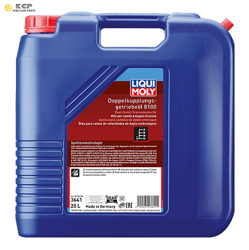 LIQUI MOLY Dual Clutch Trans­mis­sion Oil 8100 20L For VW Audi BMW DSG DCT Gearboxes Free Shipping 
