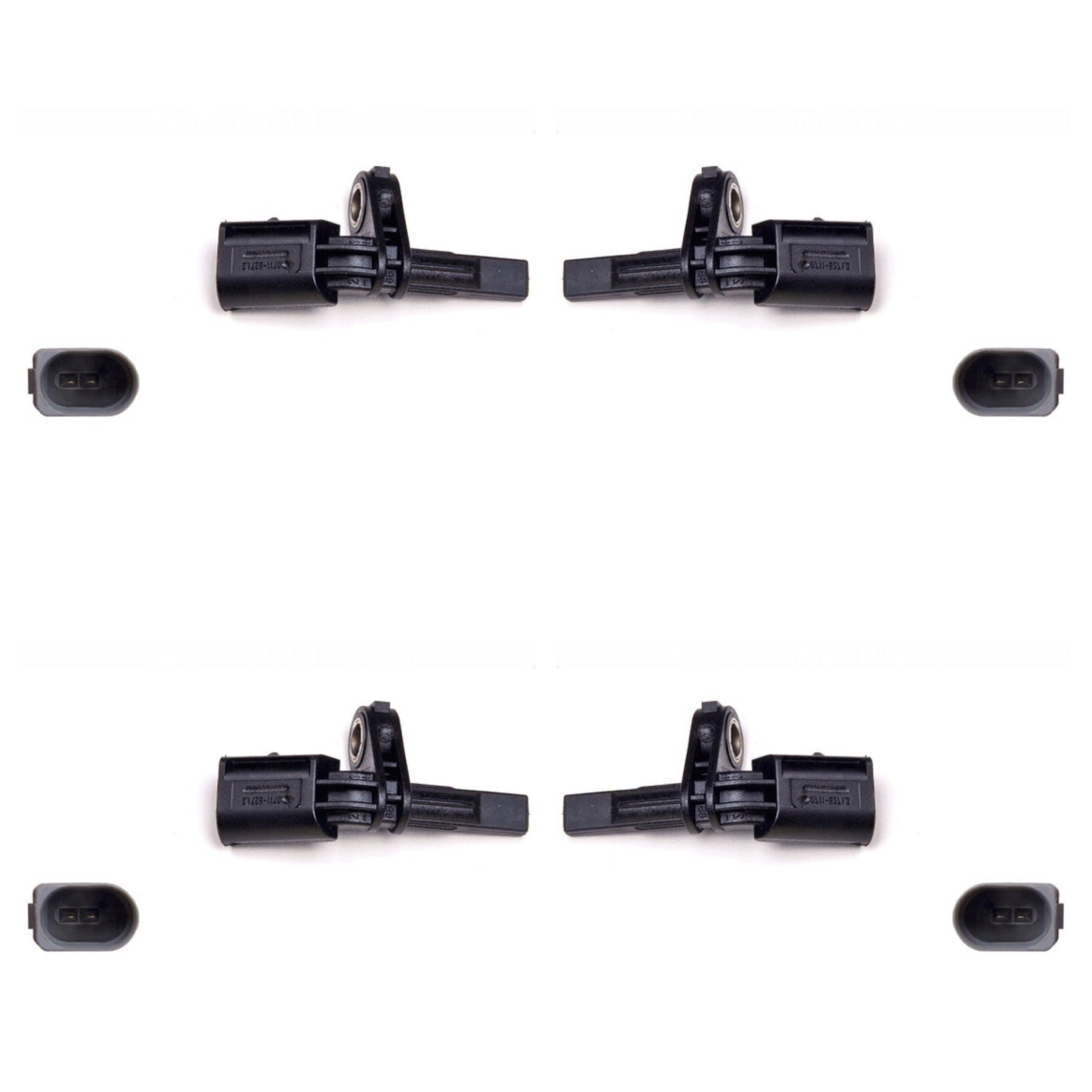 To -
Set of 4 OEM ABS Wheel Speed Sensors 2 x WHT003856 2 x WHT003857 For 4WD VW Tiguan
P2510S is a Kit = 2xP2148S+2xP2146S