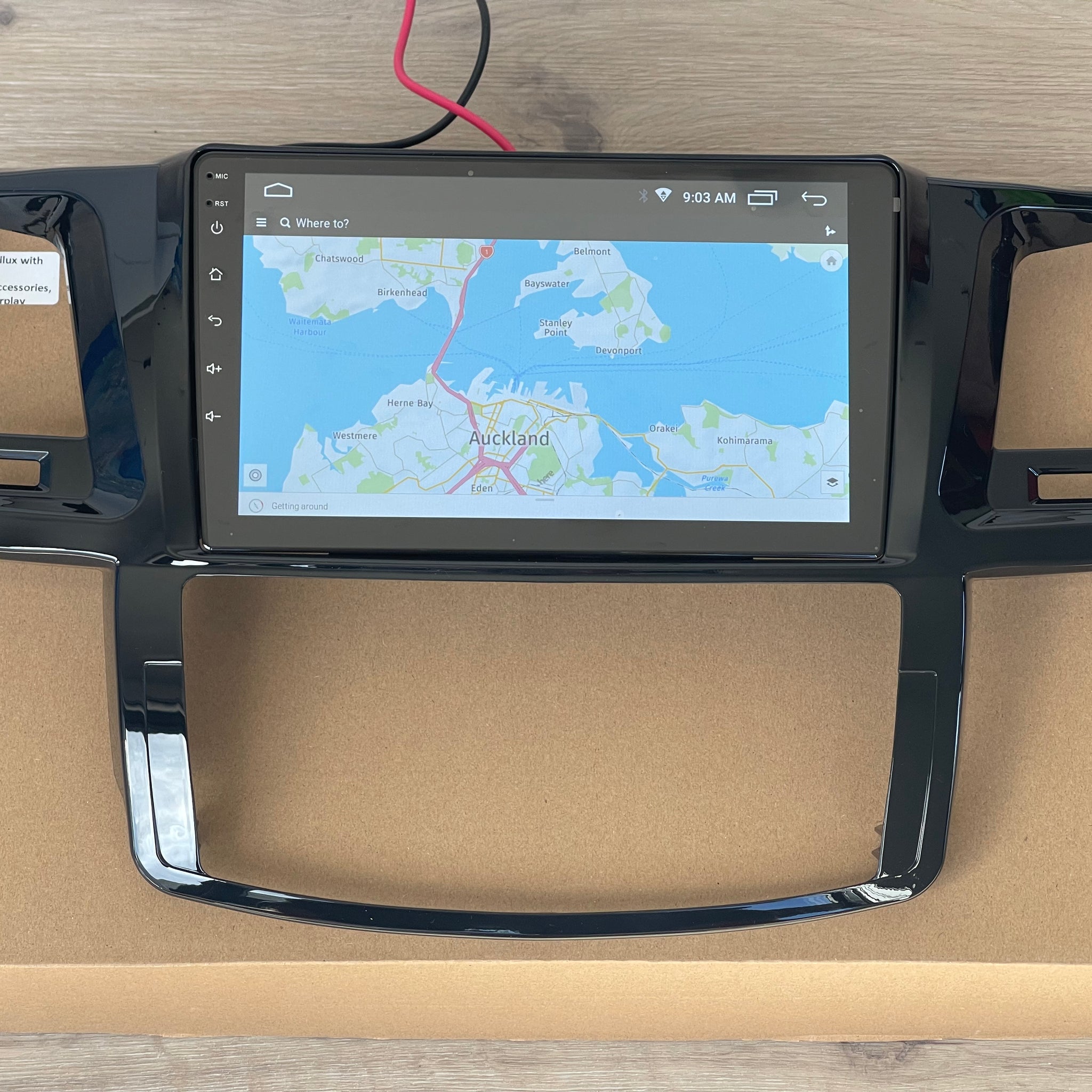 Car Stereo Suit Toyota Hilux N70 9” Supports Apple CarPlay Android Auto GPS NZ Map Android 12 Radio BT Hands Free Calls GGN15, GGN25, KUN16, KUN26, TGN16 SRS V8 4.0 SR5 dc