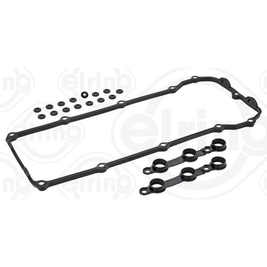 Genuine Elring Cylinder Head Valve Rocker Cover Gasket Set Suitable for BMW with 15 Bolt Seals 11129070990 Suitable For BMW E46 E39 X5 Z3 318590