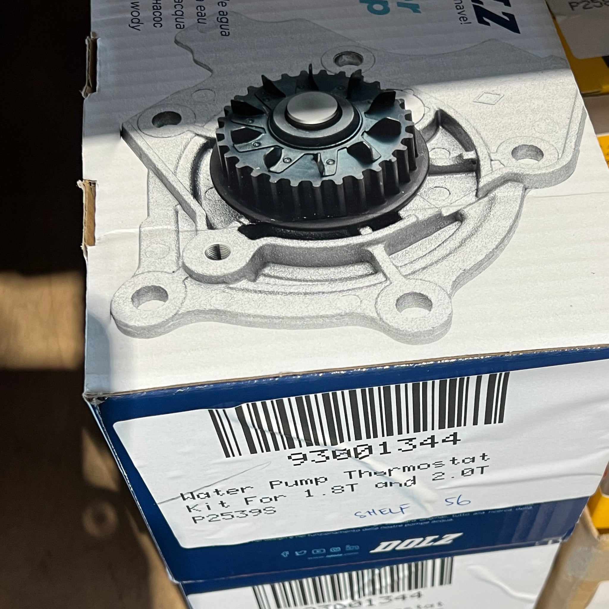 2.0T / 1.8T TSI Water Pump Thermostat Kit VW Golf MK6 GTI, Tiguan, Passat, Audi A1, A3, A4, A5 DOLZ 06H121026