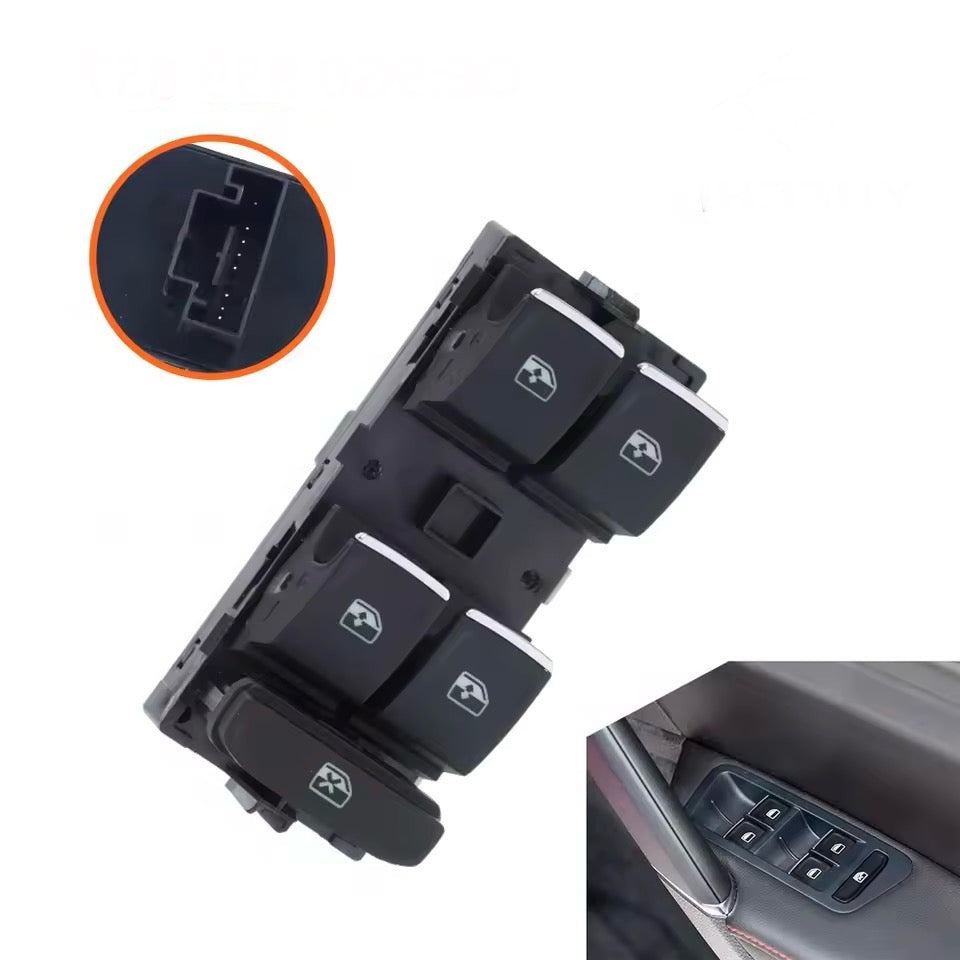 Window Master Switch For VW Golf MK7 Passat B8 2013-2018 5G0959857 8 Pins Connector