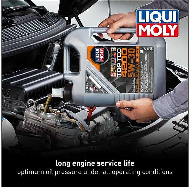 Liqui Moly Top Tec 4200 5W-30 New Generation Engine Oil (5L) | Premium Longlife III