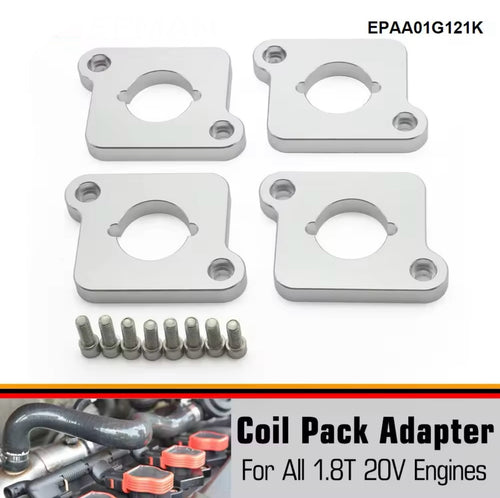 Adapter Plates For Audi R8 Ignition Coils For VW Audi Golf Jetta A4 A6 TT 1.8T to 2.0TFSI Billet R8 Coil Adapters