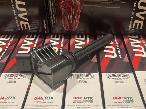 Set of 4 x WVE Ignition Coils For VW Golf MK7 GTI Audi A3 S3 V8 2.0T RS3 All EA888 Gen3 06H 905 110 G WVE 5C1904 06H905110G 4 x Coil Packs
Ngk U5339 = U5154