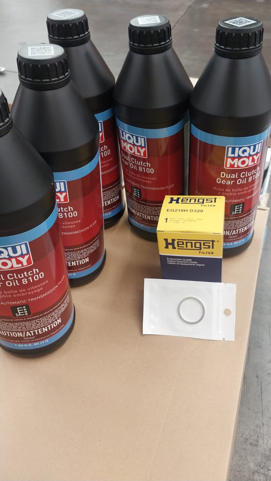 KCP DSG Service Kit For VW Golf GTI Audi A3 02E DQ250 MK5 MK6 LIQUI MOLY DSG Oil And Filter For DCT Gearbox