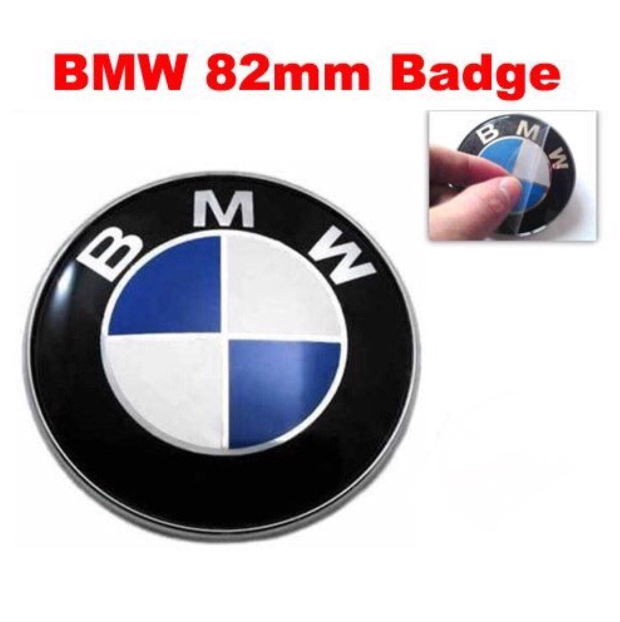 2 x BMW Badge 82mm Bonnet Hood Self Adhesive Sticker Emblem For BMW X5 E70 F15 F85 / BMW X6 E71 F16 F86
 X5 X6 51.14-7 157 696 51147157696 7157696