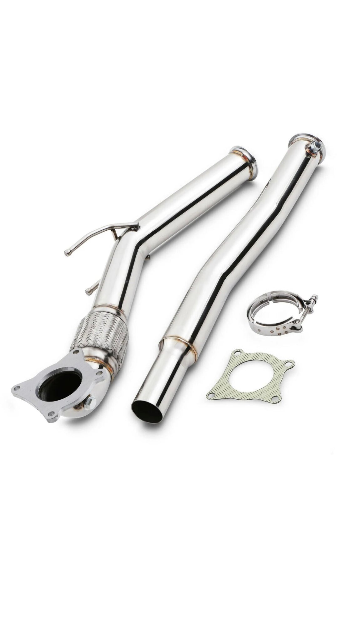 Stainless Decat Downpipe Suit For VW Golf MK5 MK6 GTI Audi A3 8P 2.0T 1.8T Exhaust