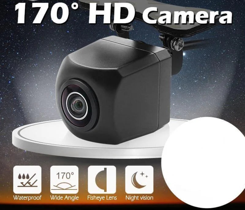 HD Reverse Camera 170 degree Angle Car Rear View Camera Fish Eyes Night Vision Waterproof IP68 Car Reversing Camera