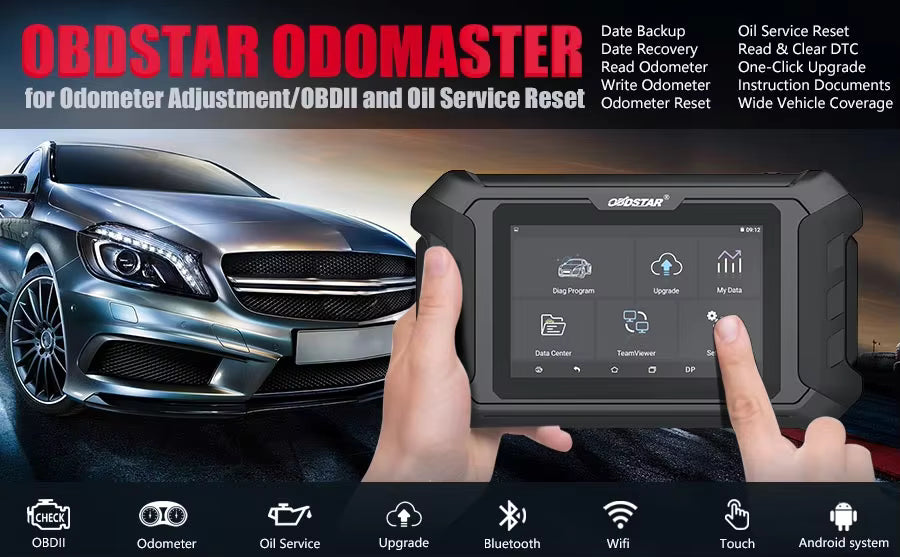 OBDSTAR OdoMaster Professional Odometer Calibration & Oil Service Reset Tool (5" Android Tablet)