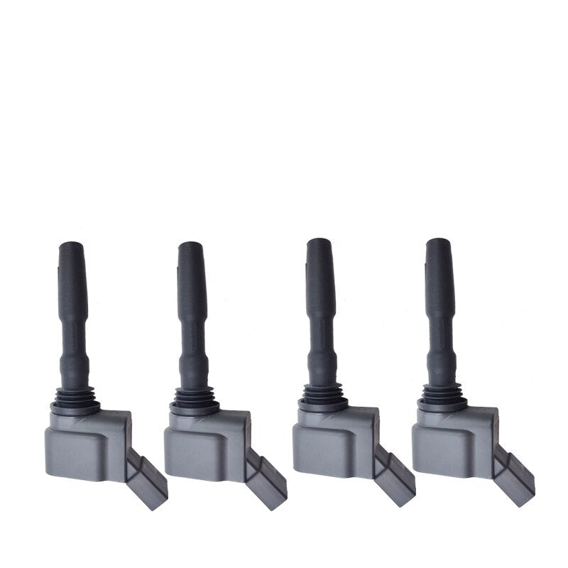 NGK Ignition Kit 4 x Ignition Coils For 1.4 TSI 1.2T 1.4T 1.6 2013 + VW Golf 7 MK7 Audi A3 A4 B9 04E905110C A D