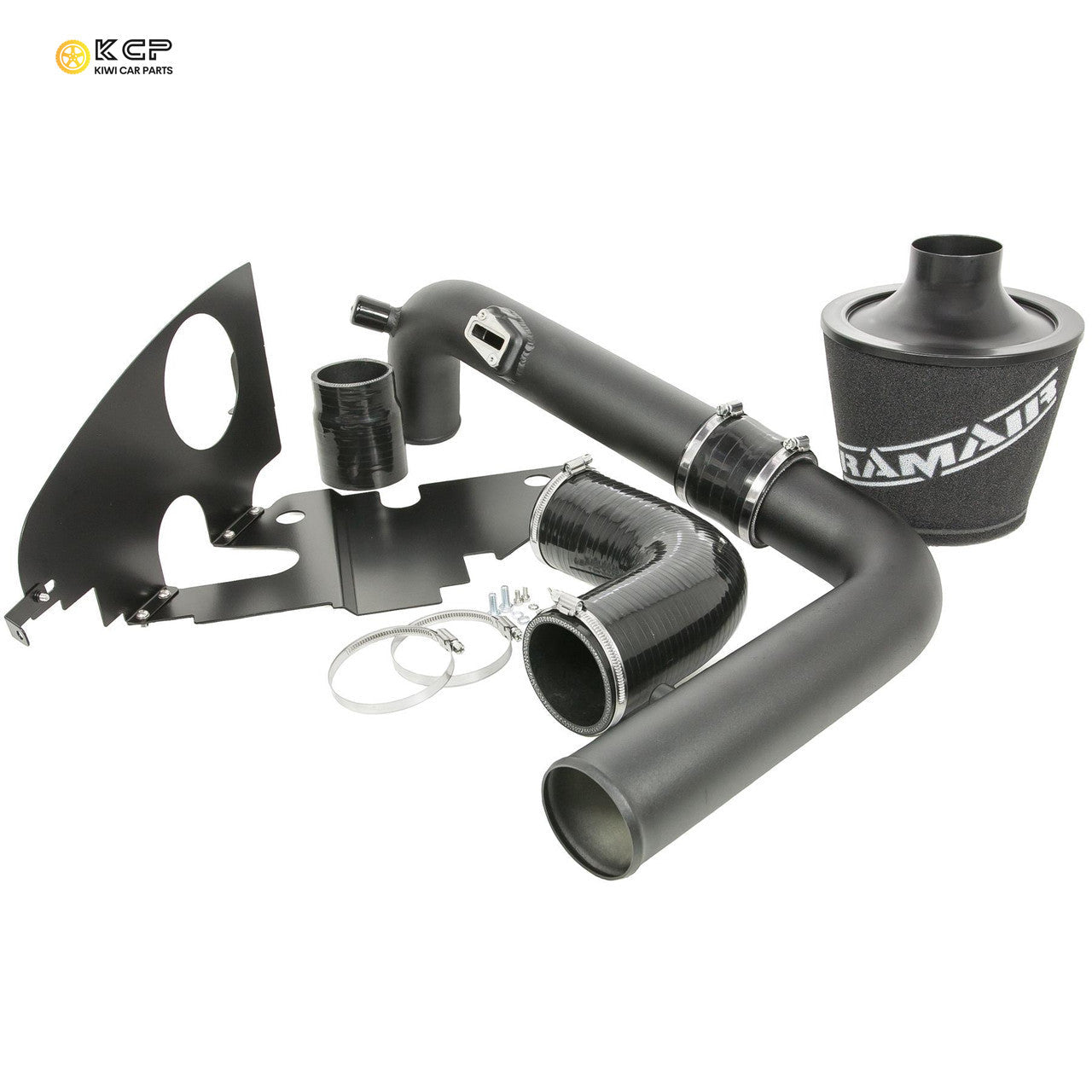 **Combo** Ramair Cold Air Intake Kit and Downpipe Set For VW Golf MK5 GTI GTX 2.0T FSI, Audi A3 FWD 2.0 TFSI