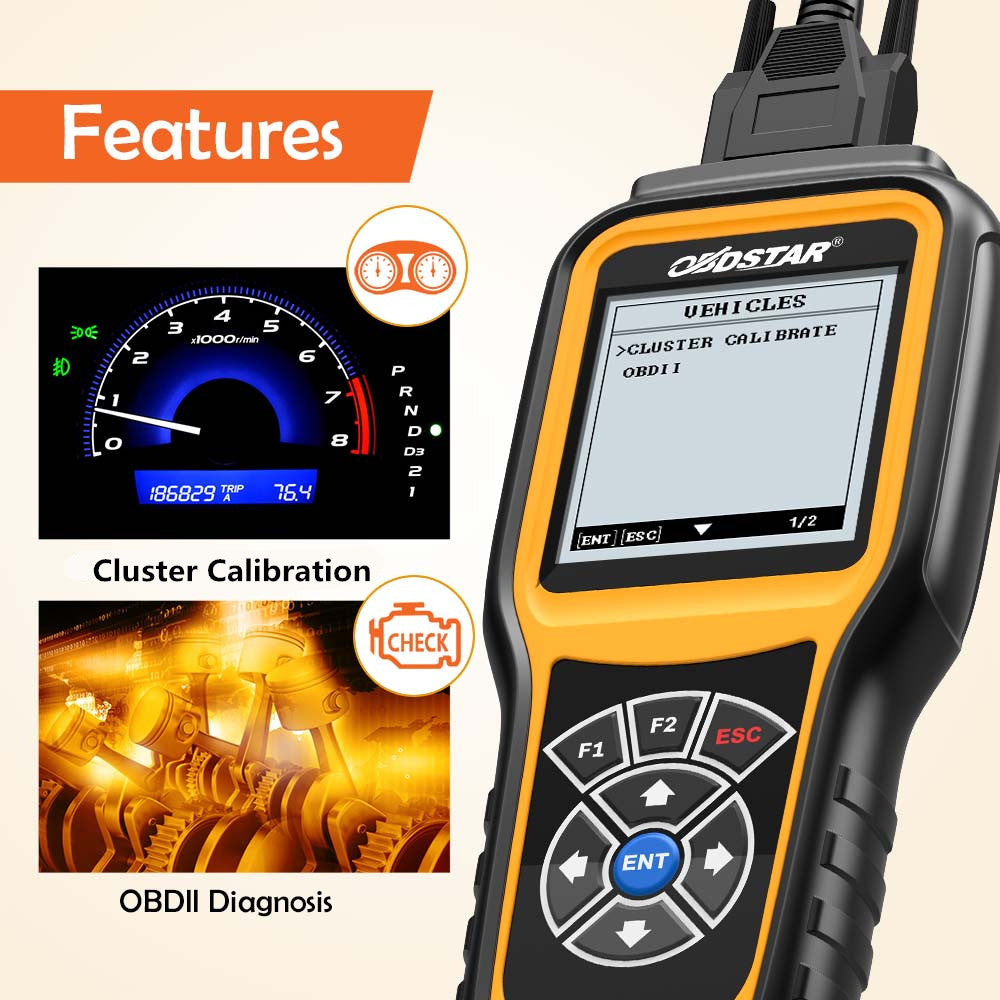 OBDSTAR X300M Special for Cluster Calibration Adjustment Tool and OBDII Support for Mercedes Benz & MQB VAG