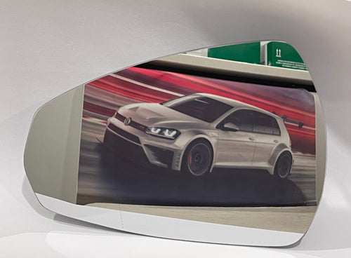 LEFT Side Convex Wide Angle Heated Car Mirror Glass For AUDI A3 S3 8V 2012 13 14 15 16 17 18 19