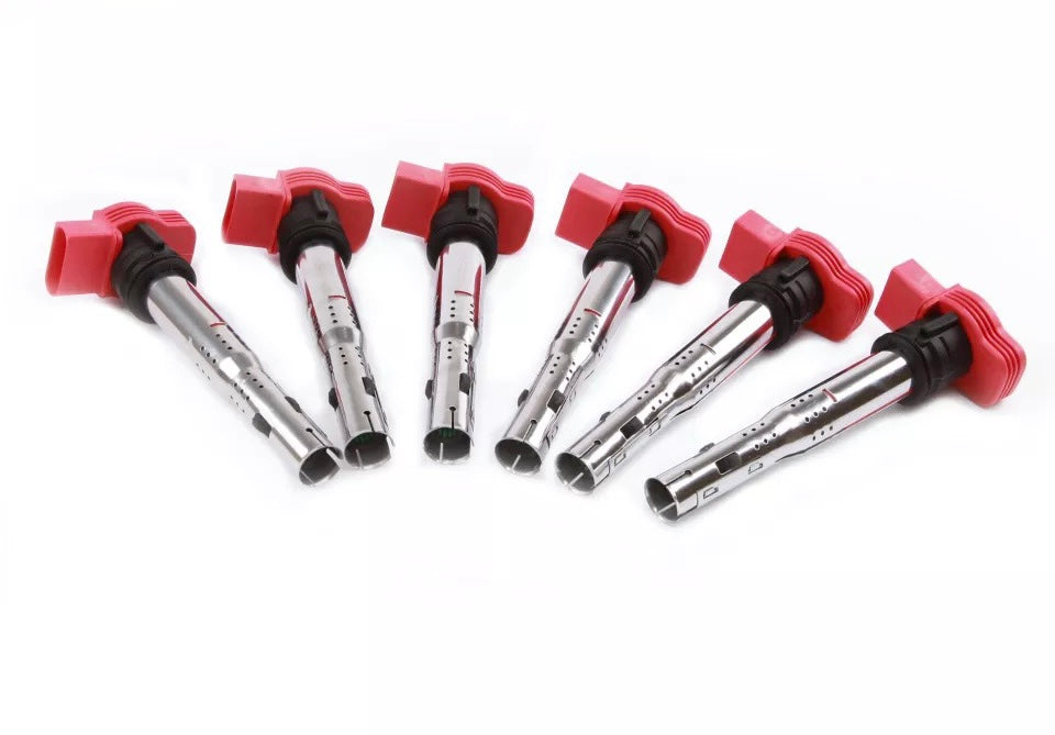 6 x NGK R8 / RS6 Ignition Coils Suitable For AUDi R8 RS6 A4L A5 A6 A6L A7 A8L Q5 Q7 VW Touareg  Porsche Panamera S E-Hybrid Cayenne
06E905115, 06E905115A, 06E905115B, 06E905115C, 06E905115D, 06E905115E, 06E905115F, 06E905115G, 95860210200, 95860210201, U5014