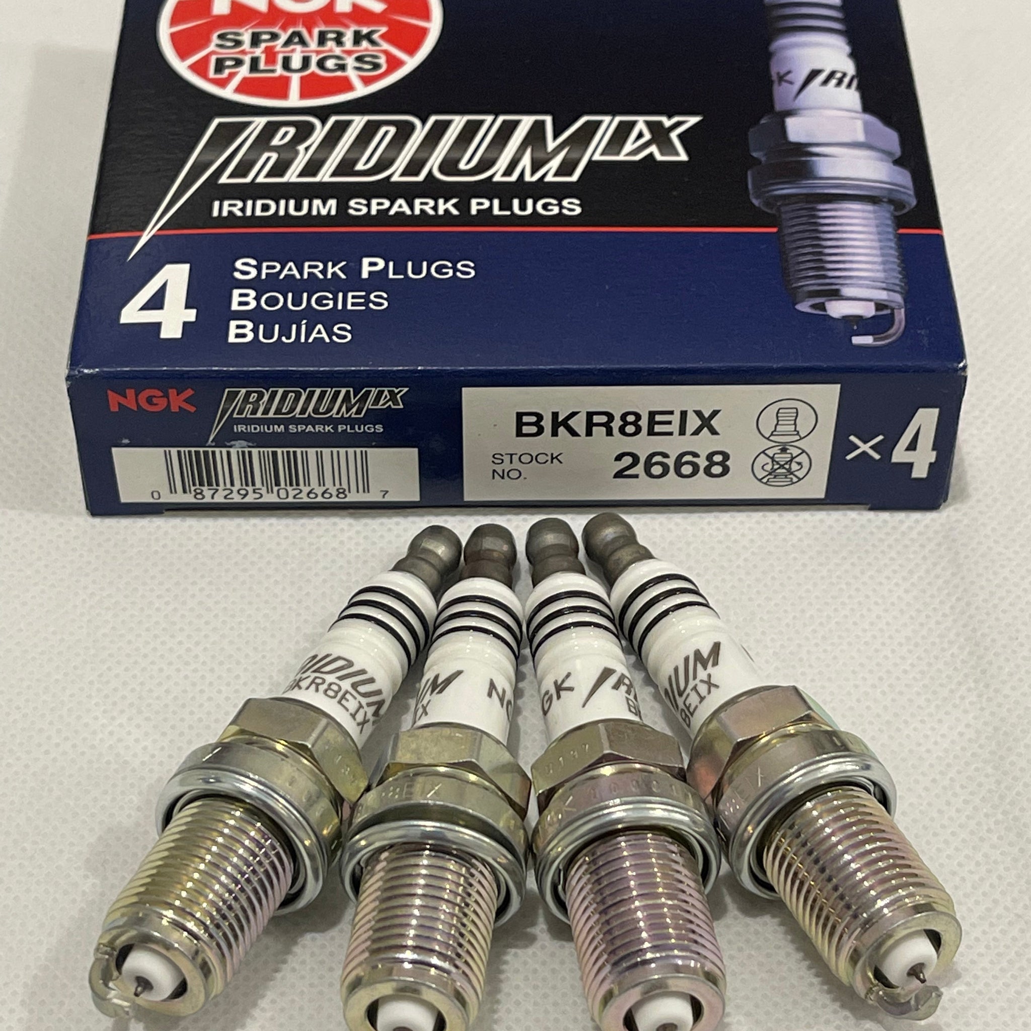 NGK Colder Tuning Spark Plugs For VW Audi NGK BKR8EIX (2668)