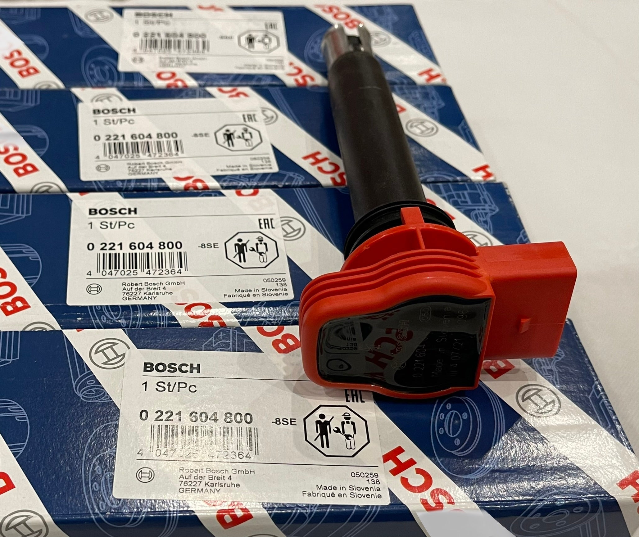 Bosch R8 Red Top Ignition Coil Pack For Audi R8 S3/A3/4/5/6/7/8 TT