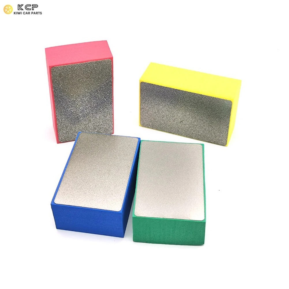 4PC x Diamond Hand Polishing Pads 90x55mm Tile Glass Abrasive Grinding Block Pad Stone Marble Ceramic Abrasive Sanding Disc 4pc Set<br>