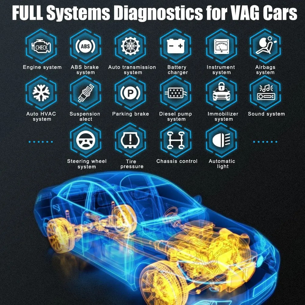 VAG Car Diagnostic Tool VD700 OBD2 Code Reader All System Scan Airbag ABS Oil EPB Reset OBD Auto Tools For VW Audi Skoda