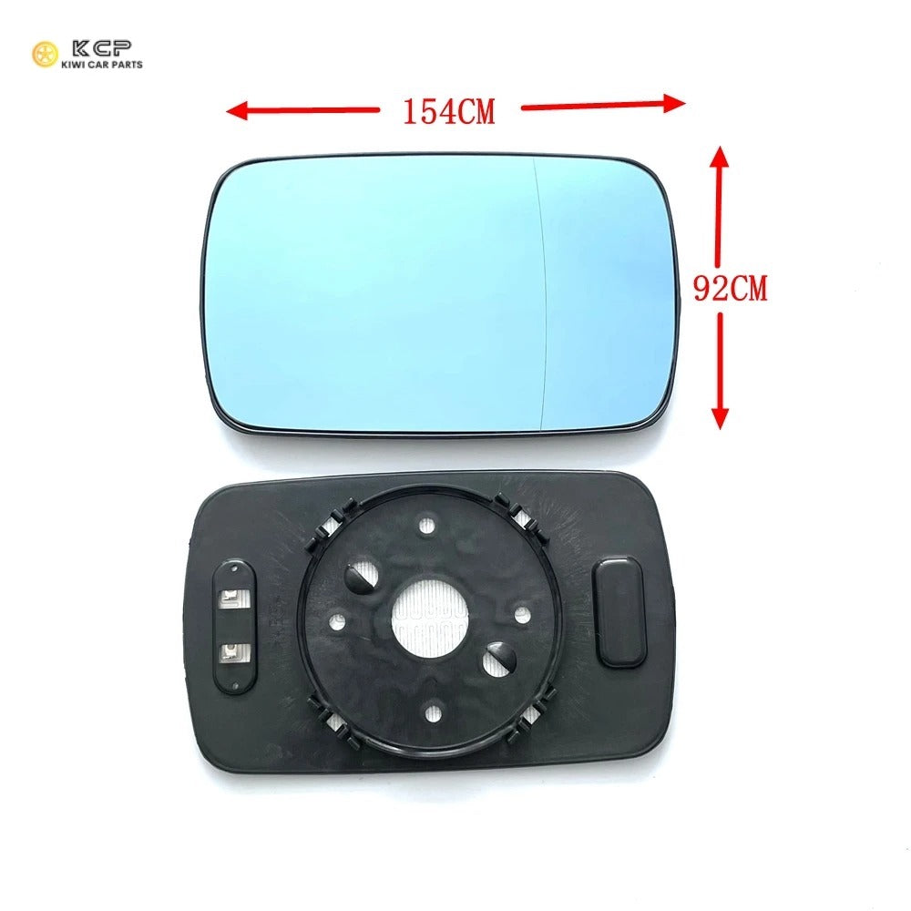 RH Blue Wide Angle Heated mirror glass for BMW 3 E36 (1990-1998) / 5 E34 ( 1988-1995) / 5 E39 (1996-1997) / E46 (1998-2005) (Copy)