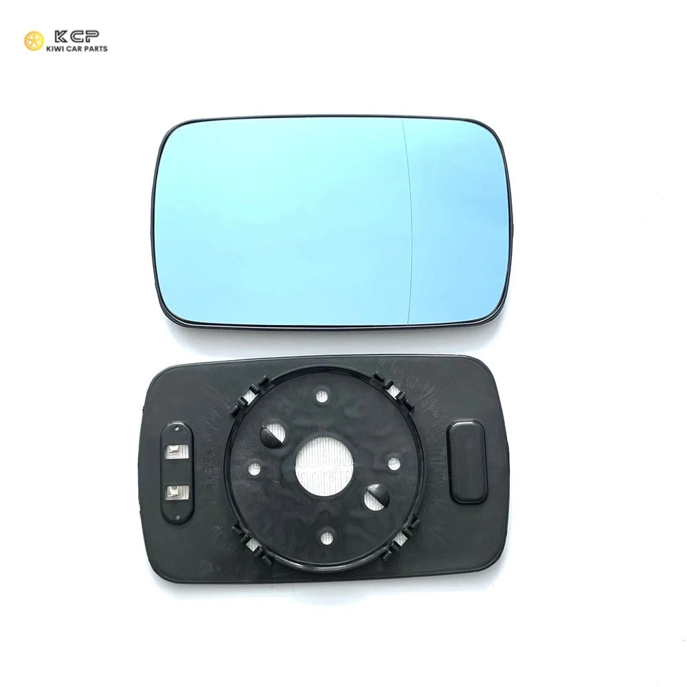 LH Blue Wide Angle Heated mirror glass for BMW 3 E36 (1990-1998) / 5 E34 ( 1988-1995) / 5 E39 (1996-1997) / E46 (1998-2005)