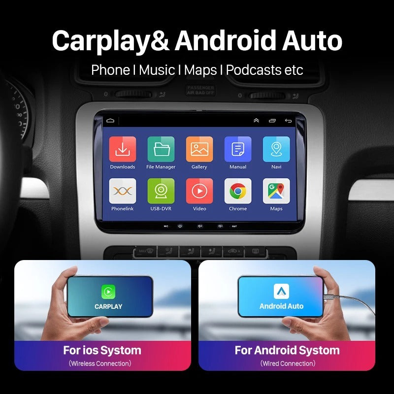 Android Car Radio Suit For Toyota AURIS BLADE COROLLA hatchback 2006-2011 GPS NZ Maps Supports Apple Carplay and Android Auto Audio Stereo