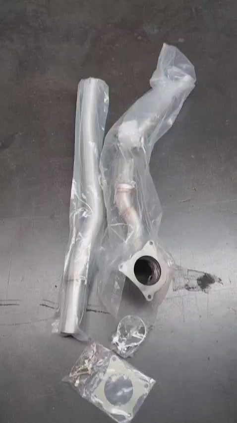 High Flow 3” Catless Downpipe Exhaust For AUDI 8P A3 / S3 AWD VW Golf 6 R 2.0T 
KCP Kiwi Car Parts exhaust 