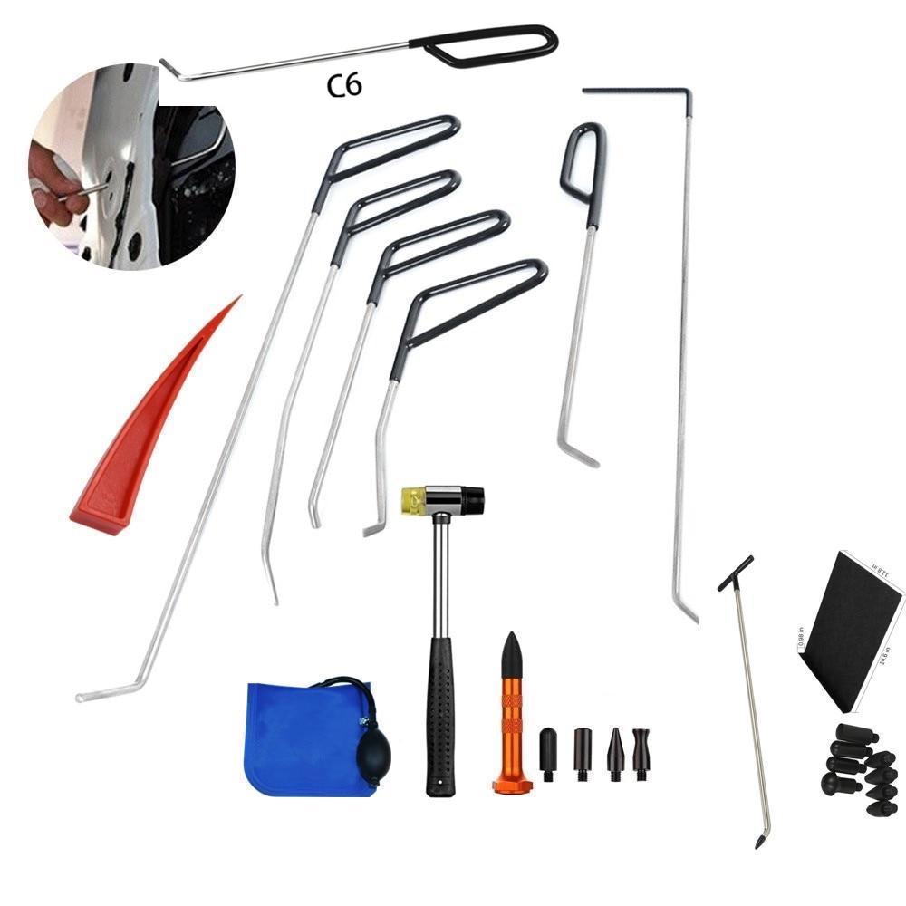 Automotive Paintless Dent Repair Removal Tools Puller Kits  Hail Repair Tools PDR Hooks Rods Wedge Pump Tap Down Pen
