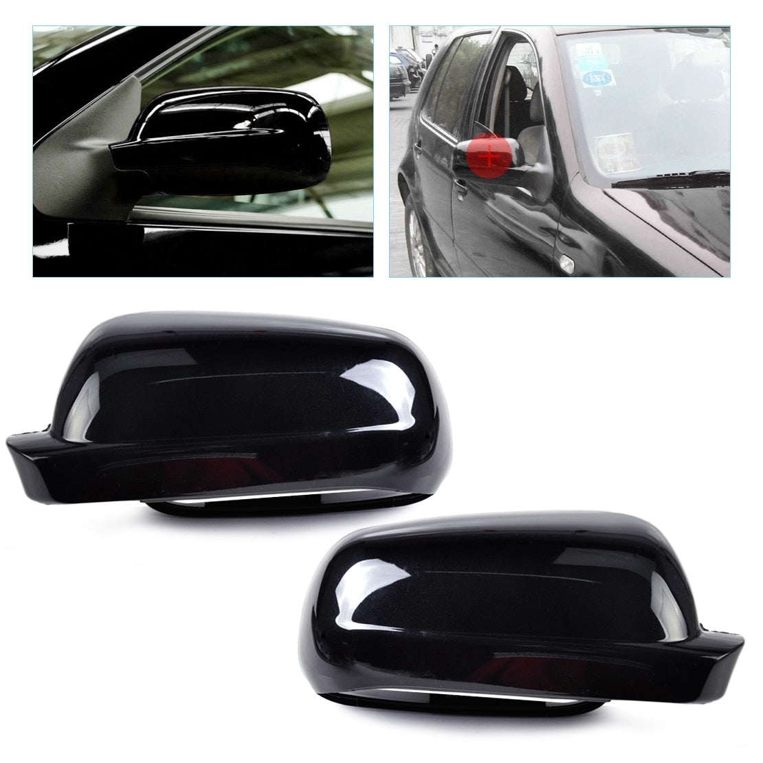 1PC x Left Rearview Wing Mirror Cover Case Cap For Vw Golf Mk4 Passat B5 1998-2005 Jetta 2001 2002 2003 2004