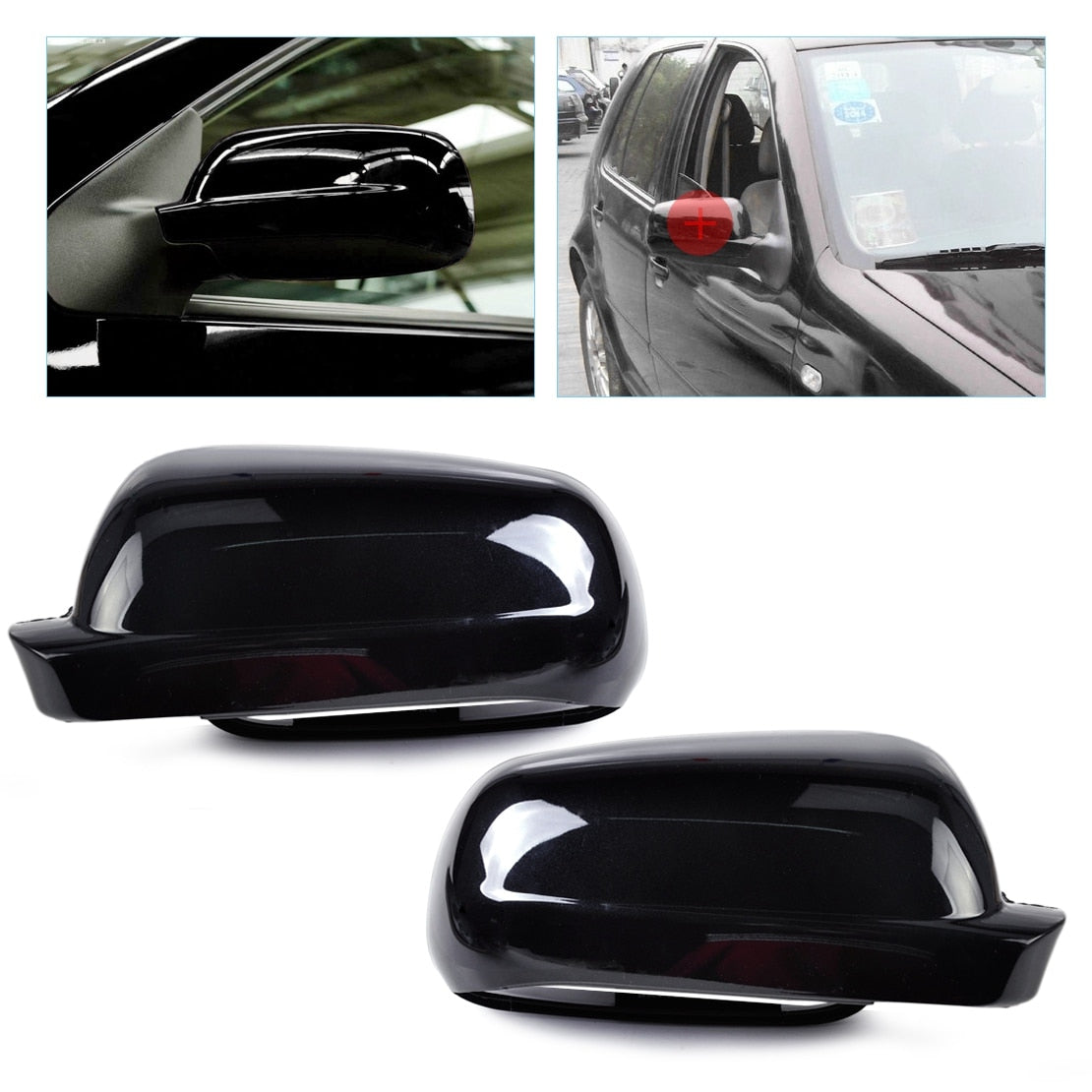 1PC x Right Rearview Wing Mirror Cover Case Cap For Vw Golf Mk4 Passat B5 1998-2005 Jetta 2001 2002 2003 2004