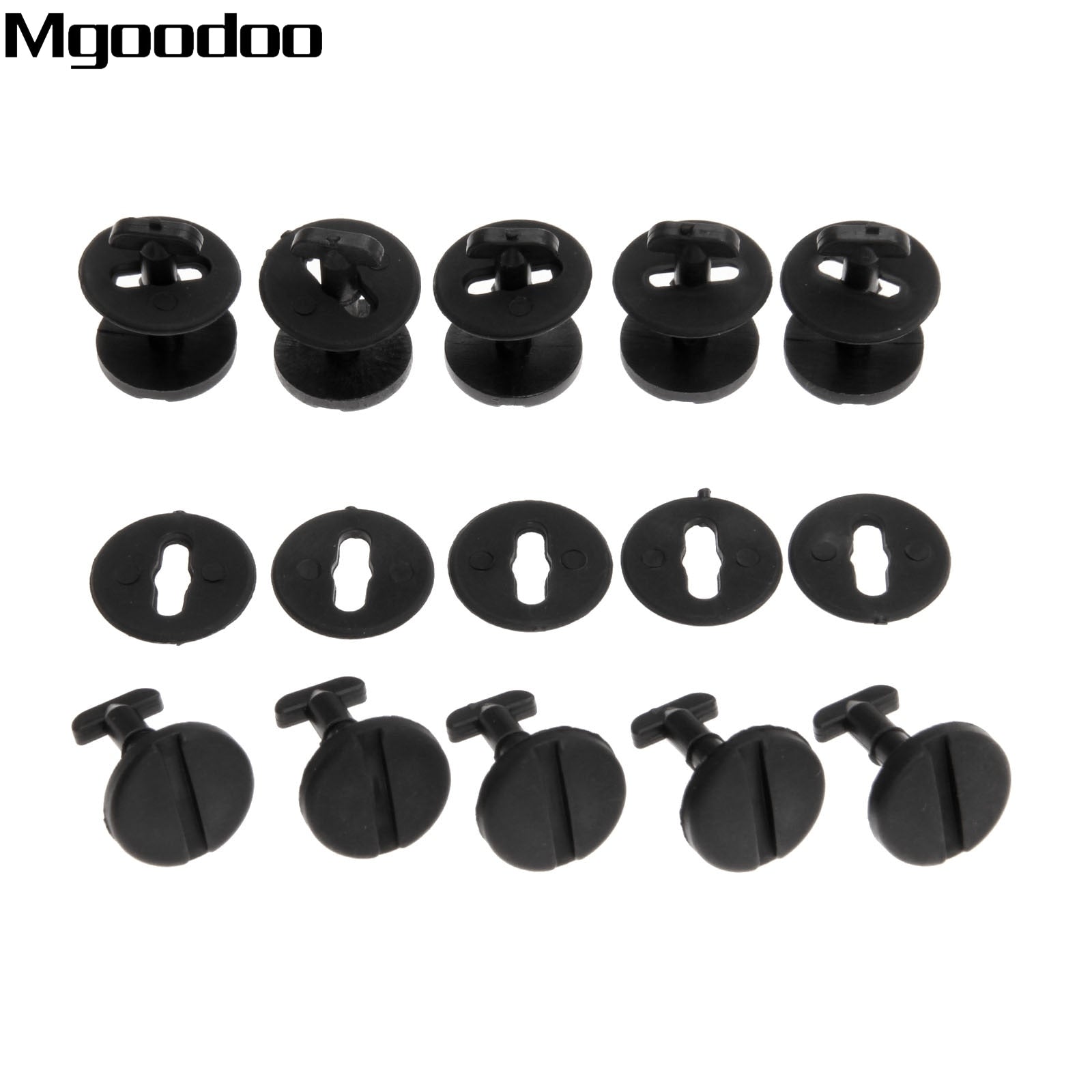 8 x Suitable for BMW Floor Carpet Mat Clips (Twist Lock With Washers) For BMW E36 E46 E38 E39