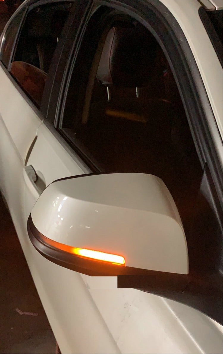 POPMOTORZ Indicatori Direzione LED Per Specchietti BMW Serie F - Sequenziali, Canbus, Plug & Play, 2 Pezzi