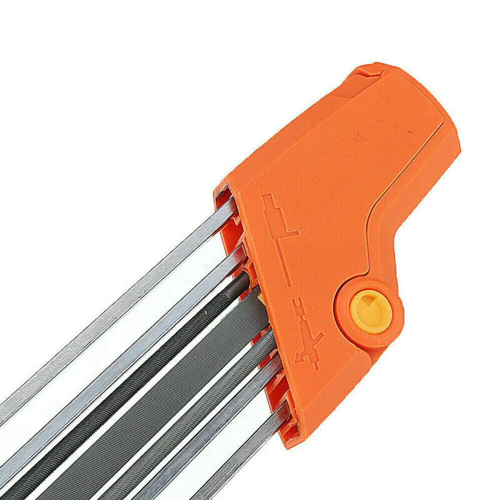 2in1 Chain Sharpener Chains Grinding Tool Manual Chainsaw Sharpener Fast Sharpen Grind Fits