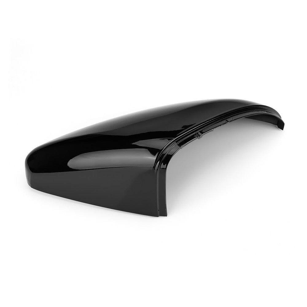 VW Golf 7 MK7 7.5 GTD R GTI Touran L E-GOLF Pair of Side Wing Mirror Cover Caps Black RearView Mirror Case Cover