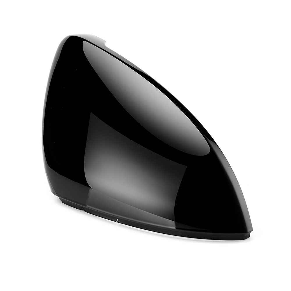 VW Golf 7 MK7 7.5 GTD R GTI Touran L E-GOLF Pair of Side Wing Mirror Cover Caps Black RearView Mirror Case Cover