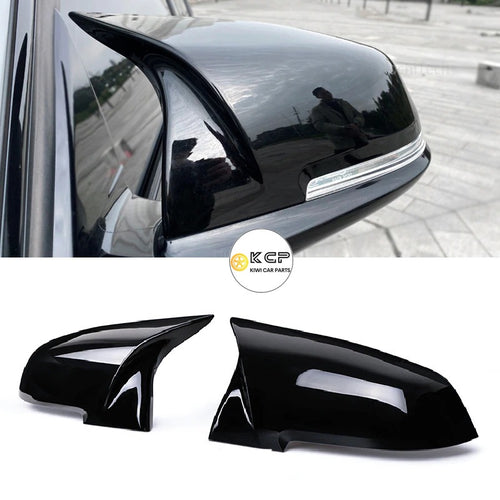 2 pieces Rearview Mirror Cover Cap Carbon Black suits for BMW Series 1 2 3 4 X M 220i 328i 420i F20 F21 F22 F23 F30 F32 F33 F36 X1