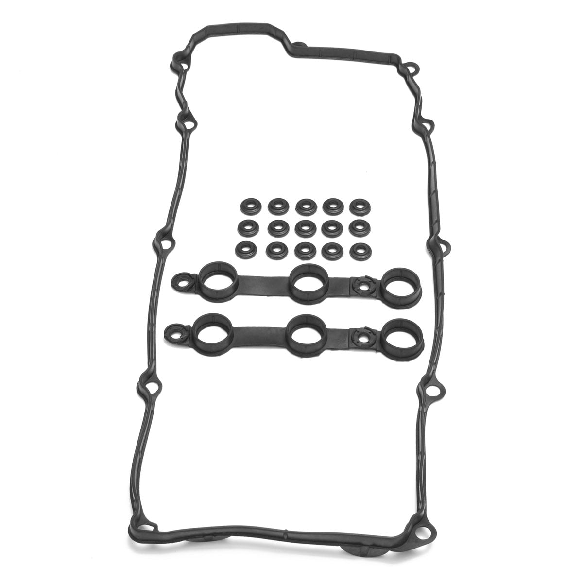302.350 + grommets or 318.580 Gasket and Oil Filter Valve Cover Set For BMW 325 328 330 525 528 X5 1999-2002  11120034108