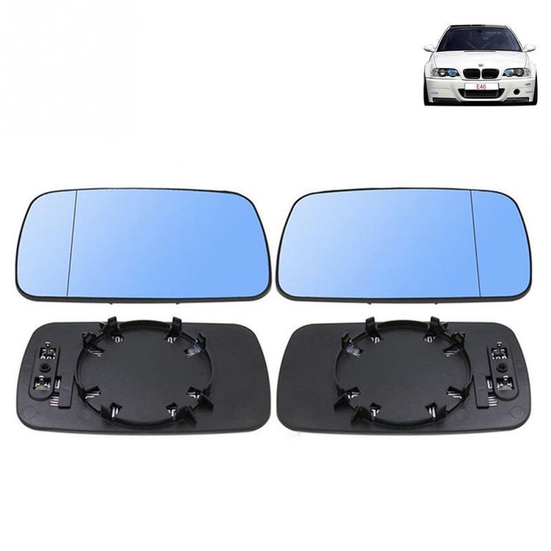 Right Side Mirror Glass Fit For BMW E39/E46 320i 330i 325i 525i (BLUE)