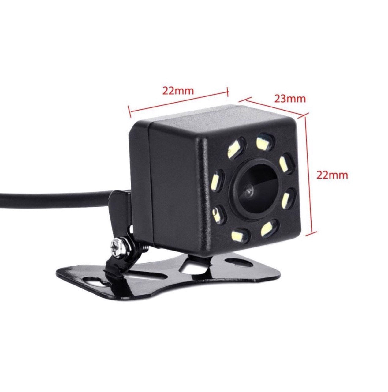 Car Rear View Camera 8 LED Night Vision Reversing Auto Parking for Car Stereo Monitor CCD HD Video