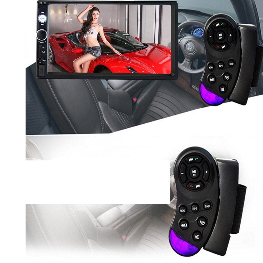 **WEEK SPECIAL** Car Stereo 2 DIN 7 inch Apple CarPlay Android Auto Head Unit with Rear View Camera, Bluetooth
