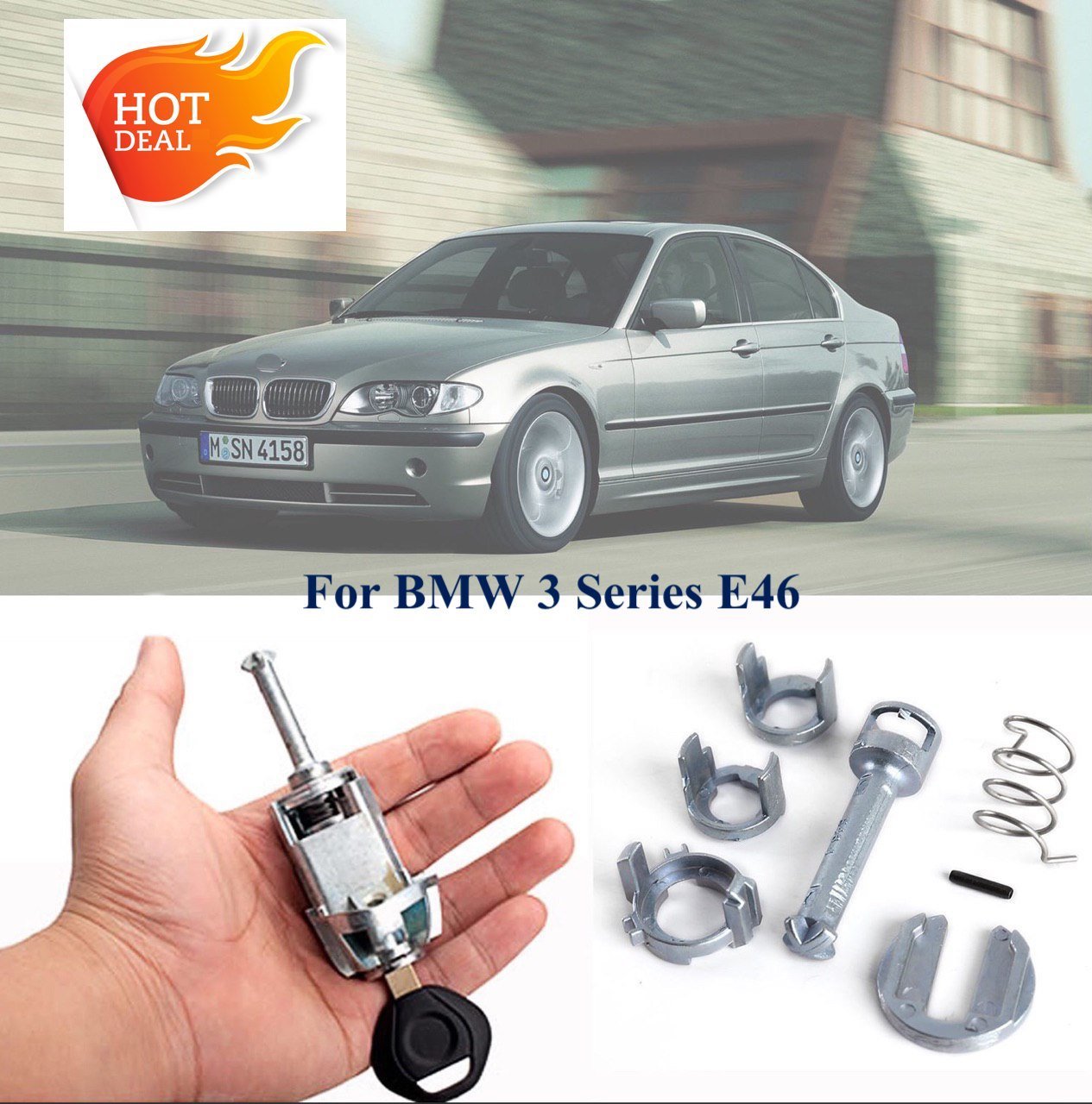 Bmw E46 Door Lock Repair Kit Fit BMW E46 3 Series KIWI CAR PARTS