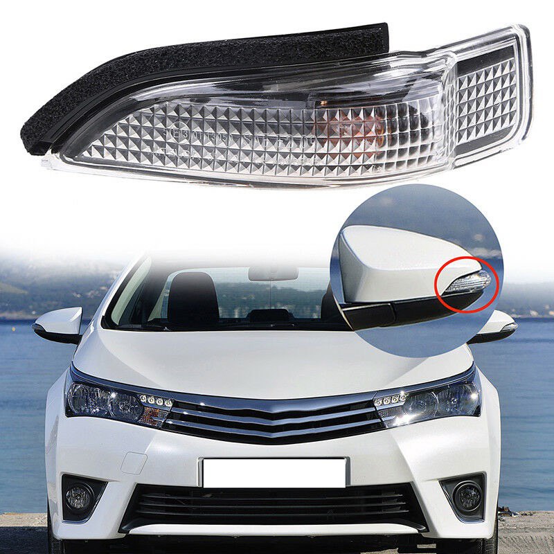 2Pin Left Side Mirror Indicator Turn Signal Light For Toyota Camry Avalon Corolla RAV4 Prius