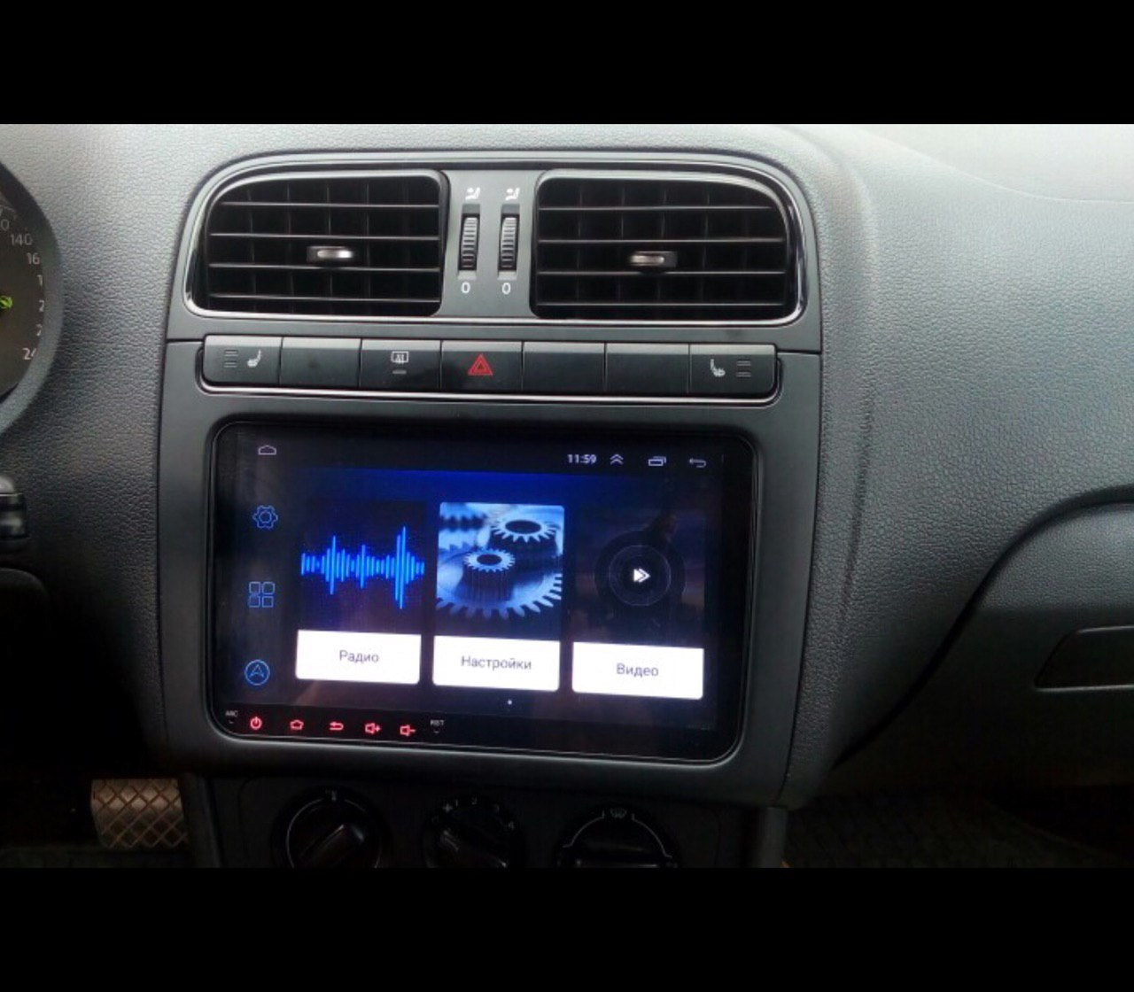 Suitable For VW Google Android 8.1 Double DIN Head Unit for Volkswagen, Skoda Bluetooth, Radio, Video Player